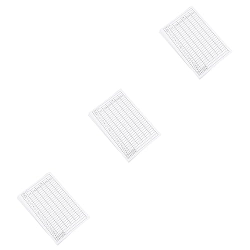 BESPORTBLE - Bloc de 24 tarjetas de puntuación de papel recubierto para deportes miniatura 1