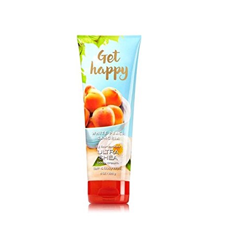 Bath & Body Works Ultra Shea Cream Get Happy White Peach Sangria