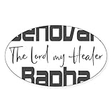 CafePress Christian Design Jehovah Rapha, The Lord Sticker Oval Car Bumper Sticker