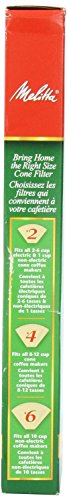 Melitta Cone Coffee Filters, Natural Brown, No. 6, 40 Count Filters image 5