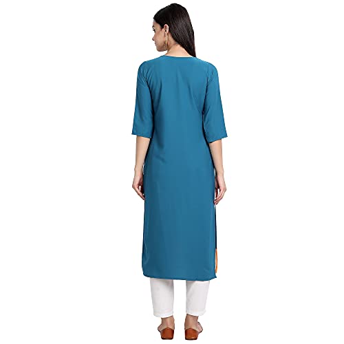 Image of Women's Crepe Straight Kurta