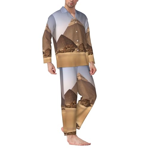 Pyjama homme manches longues ample et élastique réglable imprimé - 3