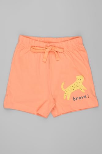 Image of Pantaloons Baby Kids 100% Cotton Printed Shorts | Regular Fit | Mid Rise Waist | Above Knee Length