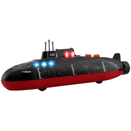 Diecast Submarine Toy Light and Sound Pull-Back Age 3+