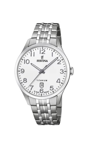 Montre Festina CALENDARIO légère en titane pour éviter les rayures