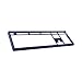 Produktbild HyperX Alloy Rise Deckplatte  mit Alloy Rise Tastatur kompatibel, mehrere Farben, werkzeugfreie Installation, stabiles Aluminium