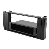Radio Fascia Frame 1 Din Car Stereo Radio Fascia Dash Panel Frame Interior Accessory Installation Dash Kit Fit for 5 Series E39 X5 E53