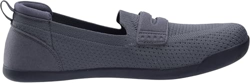 Image of WHITIN Women's Wide Toe Box Loafers Slip On Flats W607 | Roomy Forefoot Comfort, Effortless Wear, Balanced Foot Alignment, Breathable Knit Upper, Natural Walking Feel