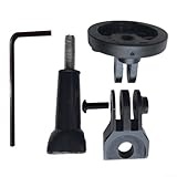 Aluminiumlegierung für Fahrradkamerahalterung kompatibel mit für Brompton für Fahrrad, Computer-Halterung für GPS-Fahrradcomputer, leichtes schwarzes Zubehör