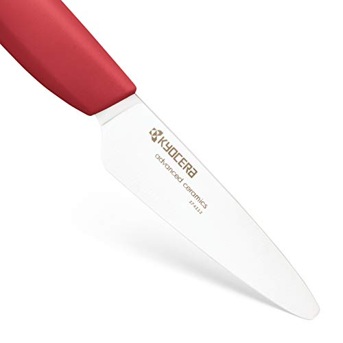 Kyocera Advanced Ceramic Revolution Series 3inch Paring Knife, Red