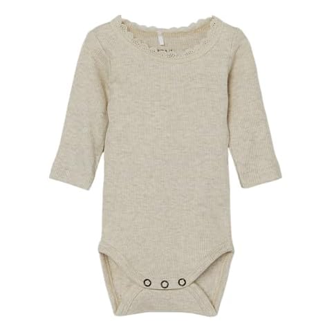 NAME IT Baby Girls' Nbfkab Ls Body Noos Bodysuit Cover