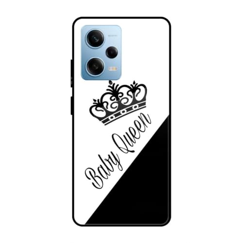 Image of SmashItUp Queen | Girl Designs Designer Printed TPU Metal Case Mobile Back Cover for Redmi Note 12 Pro 5G