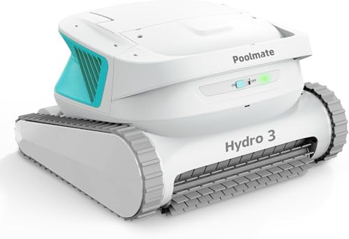 [2026 Version] Hydro3 Cordless Robotic Pool Cleaner Automatic Pool Vacuum for Inground and Above Ground Pools Lasts 200 Mins Floor/Wall/Waterline Cleaning Dual Inlet Self-Parking [Green]