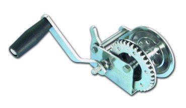 Argano per Rimorchio in Acciaio Zincato 800lbs di Bootskiste, Cintura di Carico, Argento, 95 mm x 94 mm