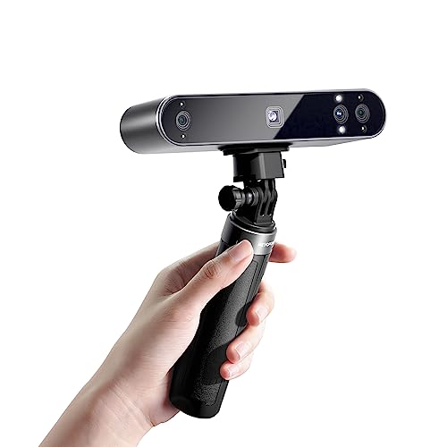 Revopoint POP 3 - Scanner 3D portable pour l'impression 3D PrÃ©cision de 0,05 mm Vitesse de numÃ©risation de 12-18 FPS Double LED blanche pour balayage fixe/automatique de bureau et portatif - STANDARD