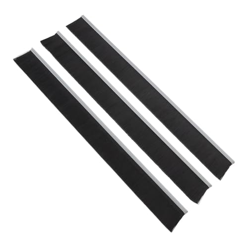 jojofuny Lot de 3 Bandes de Brosse en Nylon 30 CM pour Boîte aux Lettres Joint Anti-Poussière 25 MM Protection Étanche Courants d'air et Humidité Accessoires d'entretien pour Boîtes aux