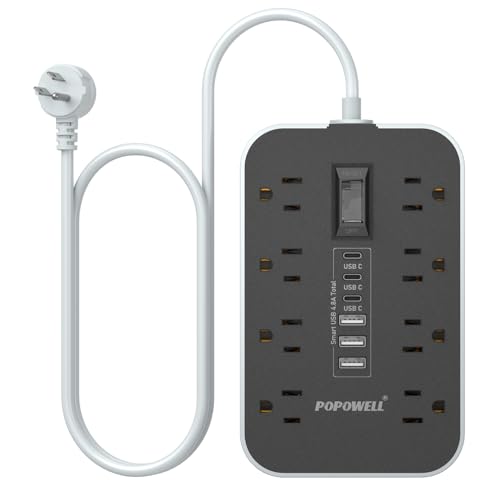 Appliance Power Strip- 14 Guage Heavy Duty Extension Cord, 24in,