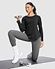 SANTINY Lightweight Long Sleeve Workout Tops for Women Breathable Active Tennis Sports Top Gym Yoga Athletic Running Shirts #5