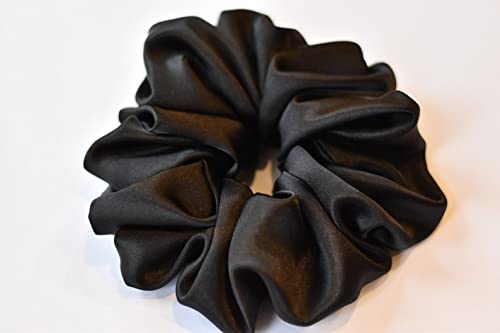 ARTFUL, Jumbo pure Satin silk Scrunchie, Oversized XXL Scrunchie, Extra Large Scrunchy (Black) (B09LTHGXT7) Amazon Price History, Amazon Price Tracker