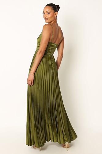Image of Petal & Pup Women's Naira Pleated Maxi Dress