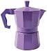 Excelsa Caffettiera Color 1 Tazza, Alluminio, Lilla, Fino a 2 Tazze