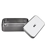 neoLab 2-1321 Instrumentenkasten Edelstahl, m. Knopfdeckel, 200 mm x 100 mm x 50 mm