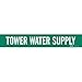 Brady 7287-1, 91837 Self-Sticking Vinyl Pipe Marker, (Pack of 50 Cards)