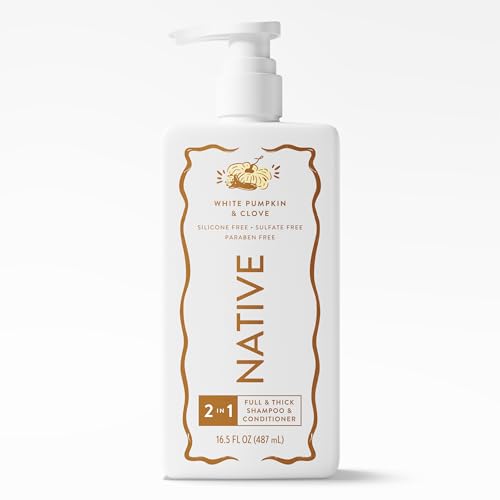 Native Silicone and Sulfate Free Moisturizing 2-in-1 Shampoo & Conditioner, White Pumpkin & Clove, 16.5 fl oz - image 9