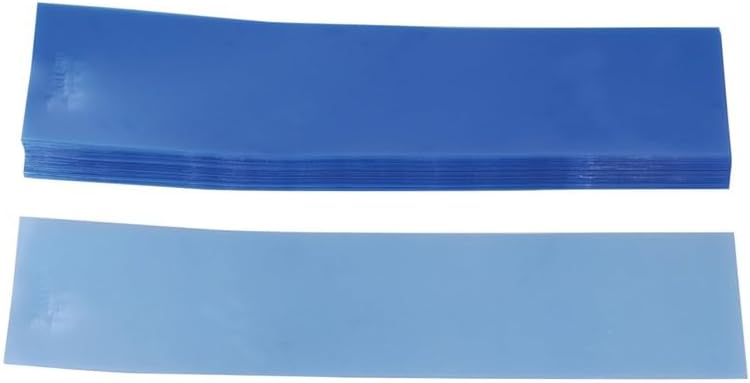 B771D Outer Lenses, Rectangular, 0.015" Thick for BULLARD 88VX Respirator, Pack of 50