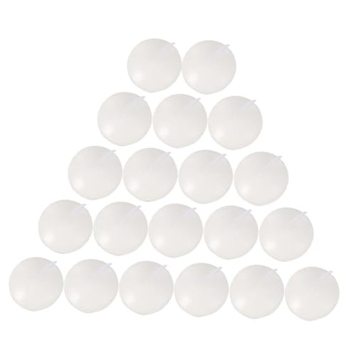 ULTECHNOVO 100pcs Adorable Floating Candles Unscented Paraffin Candles for Outdoor Parties Weddings and Reception Decor Create Stunning Water Displays for Events and Ambiance