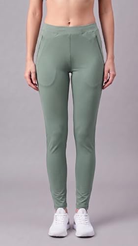 Image of Mehrang Stretchable Yoga Pants for Women & Gym Pants for Women Workout with Mesh Insert & Side Pockets