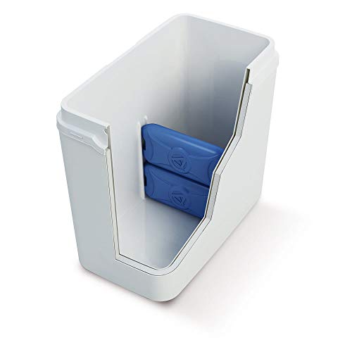 Passive Kühlbox aus Kunststoff mit Polystyrol-Isolierung (24 L, Blau) – Ansicht 4