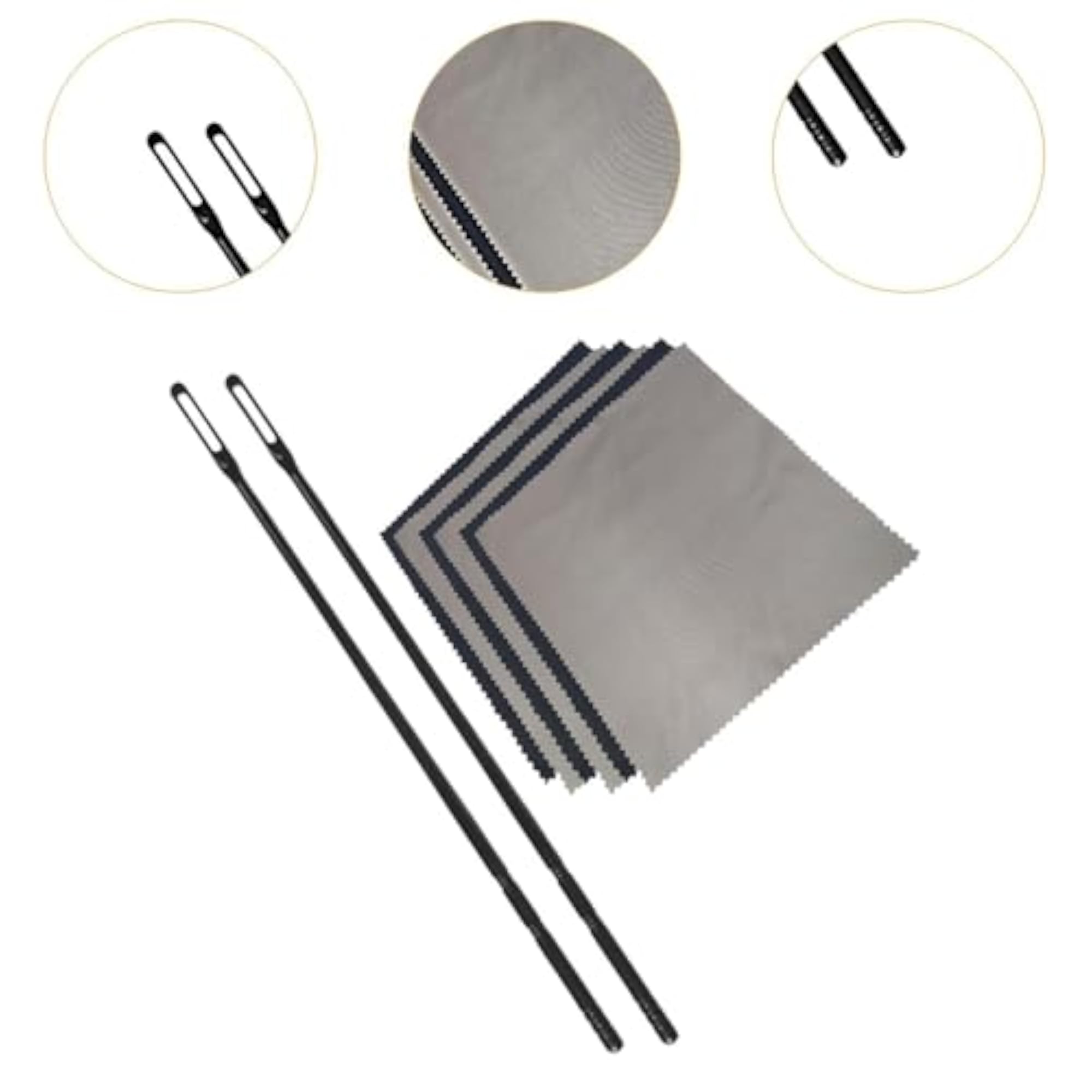 Flute Cleaning Rod and Cloth Supplies