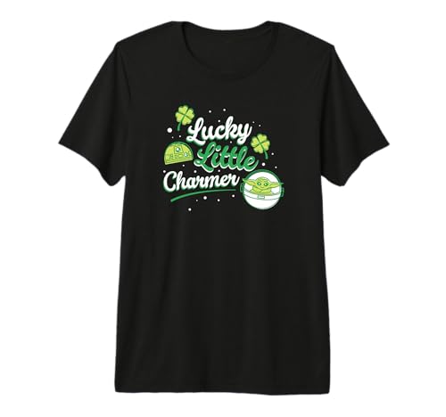 T-shirt Mandalorian Star Wars St. Patrick's Day Lucky Charmer vert pour homme