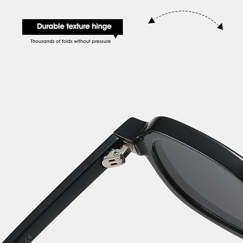 Kursan Small Face Oval Sunglasses Retro Fashion Plastic Frame UV Protection Glasses Shades3