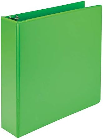 Samsill Earths Choice, Plant-Based Durable 3 Ring Binders, Fashion Clear View 2 Inch Binders, Up to 25% Plant-Based Plastic, Assorted 4 Pack