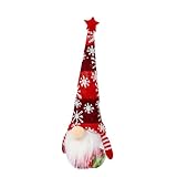 Lpoppcx Figurina de Duendes Navideños, Ornamentos De Caja De Dulces Con Gnomos Navideños, Decoración Reutilizable Para Cocina Dormitorio Oficina Aperitivos Chocolates Infusiones