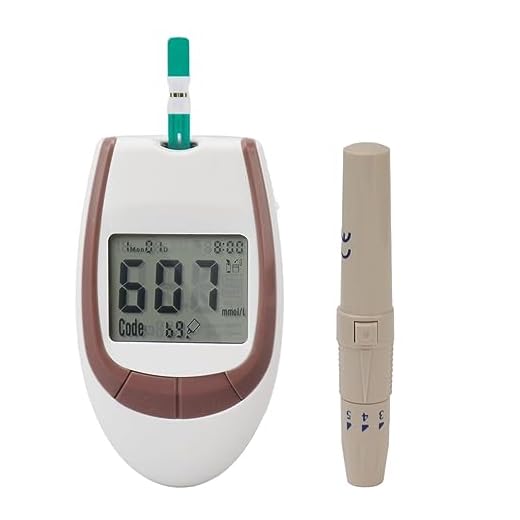 Kit de Teste de Açúcar No Sangue Medidor de Glicose No Sangue Doméstico Portátil ABS