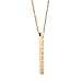 Joycuff Bar Pendant Necklaces Inspirational Christian Gifts for Her Christmas I Will Praise The Lord with All My Heart