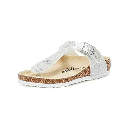 Image of Birkenstock Boy's Thong, White, 13 us Little Kid
