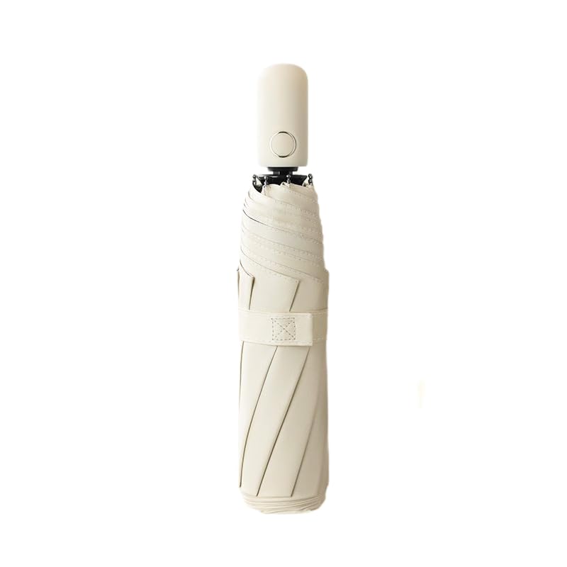 erised's bifrost Ombrello pieghevole da viaggio compatto Apertura/chiusura automatica Maniglia Strato di rivestimento Blocco tessuto/Anti UV UPF 50 golf portatile/Pioggia Sole/Uomini Donne Bambini
