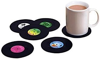 Vinyl Record Coasters