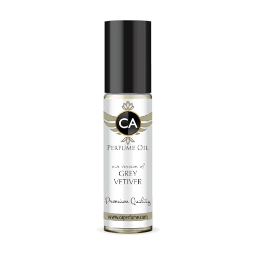 CA Perfume Impression of Grey Vetiver for Men Eau De Parfum Woody Spicy Scent Long Lasting Cologne for Men Travel Size TSA Ready for Day and Night Wear 0.33 Fl Oz 10ml