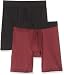 Produktbild Amazon-Marke: find. Herren Boxershorts im 2er Pack, Mehrfarbig (Black/Red(Merlot)), XL, Label: XL