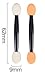 Luxxii (20 Pack) Eyeshadow Applicator Brush Sponge Tipped Makeup Tool Dual Sides Eyeshadow Applicator Brush Comestic for Lady Women Beauty