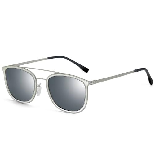 Lunettes de soleil polarisées rondes rétro pour homme et femme style vintage