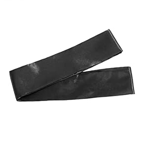 Soft Dames Eyeshade Bandage Eye Mask Oogschaduw Cover Band for Lingerie Accessoires (Color : Black)