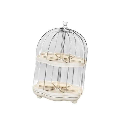 Vitrine pour figurines blanche 2 couches pour protéger vos poupées de la poussière