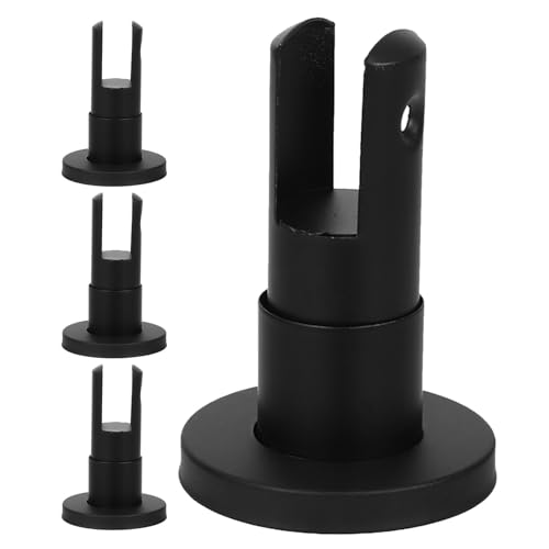 Support de cabine pour WC et cloisons sanitaires : kit de fixation FRCOLOR en acier inoxydable