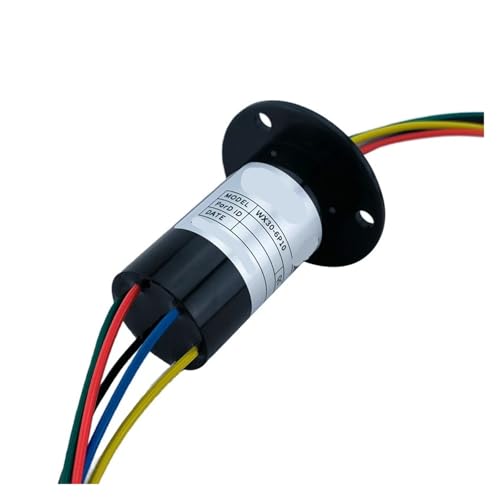 Bague collectrice électrique 6 voies 10A de 30mm pour liaison rotative